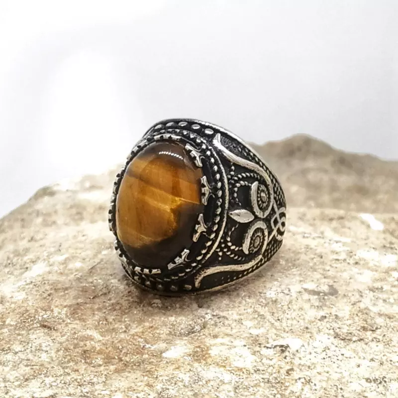 Tiger Eye Stone Ring