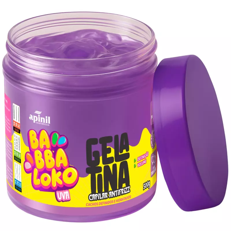 GELATINA CAPILAR UVA