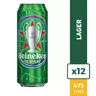 Cerveza Heineken 473cc x12