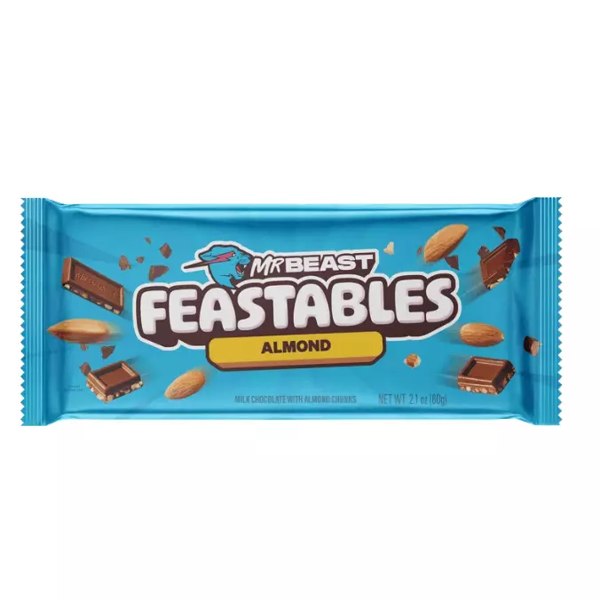 Feastables almond 2.1 oz