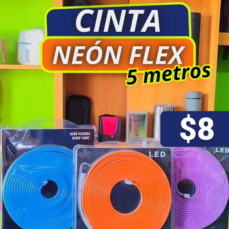 Cinta neón Flex. 5 metros