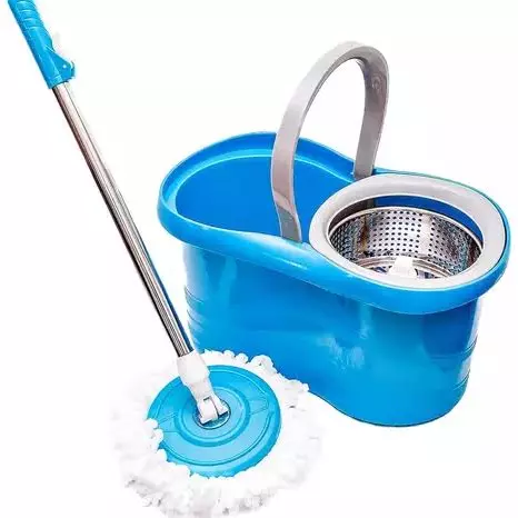 Mop Giratória Cesto de Inox 13L