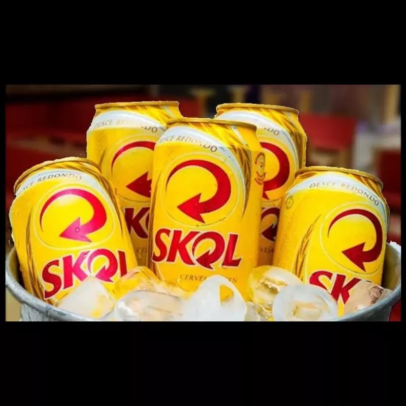 BALDE DE SKOL LATÃO 473ML 5UND