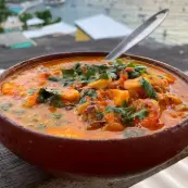 MOQUECA DE CAMARÃO C/ POLVO