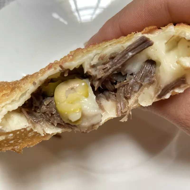 Carne de Sol, catupiry e azeitona