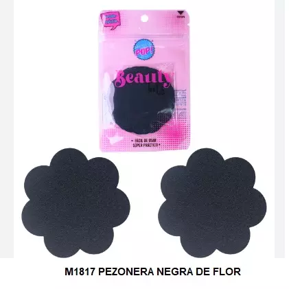 PEZONERA NEGRA FLOR M1817