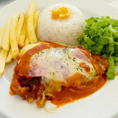 Frango á Parmegiana