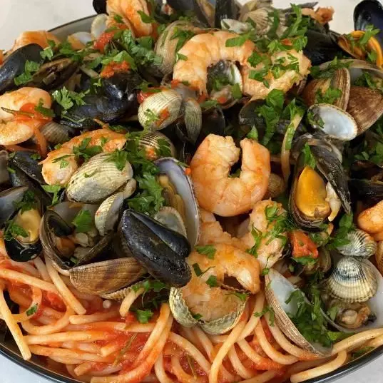-PASTA AUX FRUITS DE MER-