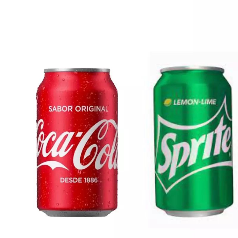 Coca-Cola y Sprite