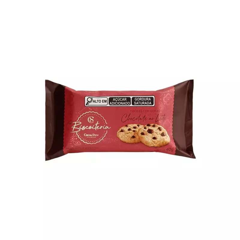 Cookies com Gotas ao Leite 40g