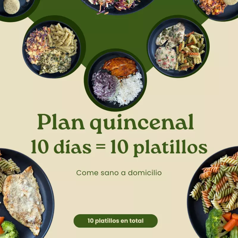 Plan quincenal (186 c/platillo X10)