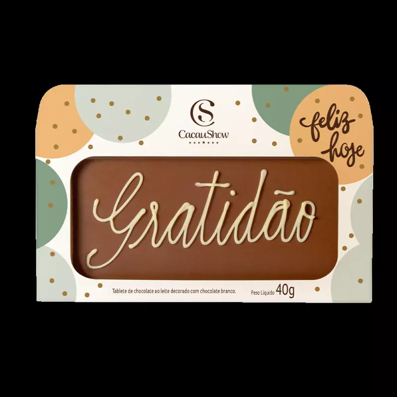Chocoarte gratidão 40g