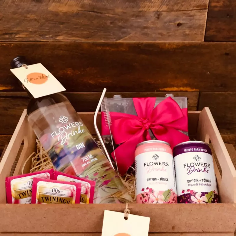CESTA DE GIN FLOWERS GIN
