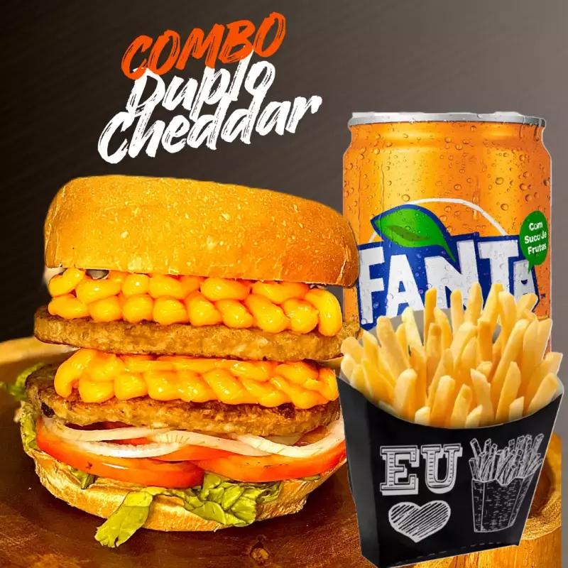 Combo Cheddar Duplo Baratinho