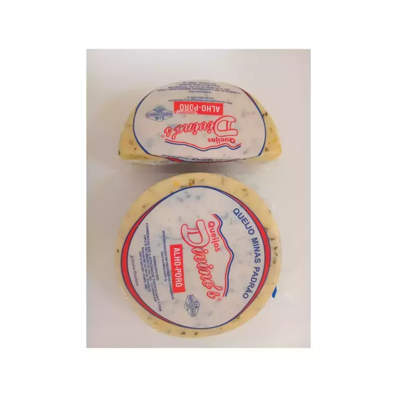 QUEIJO MINAS PADRÃO COM ALHO PORÓ