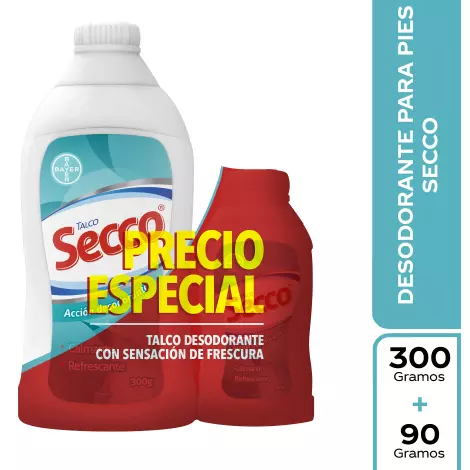 TALCO SECCO 300 GR+90 GR P.E