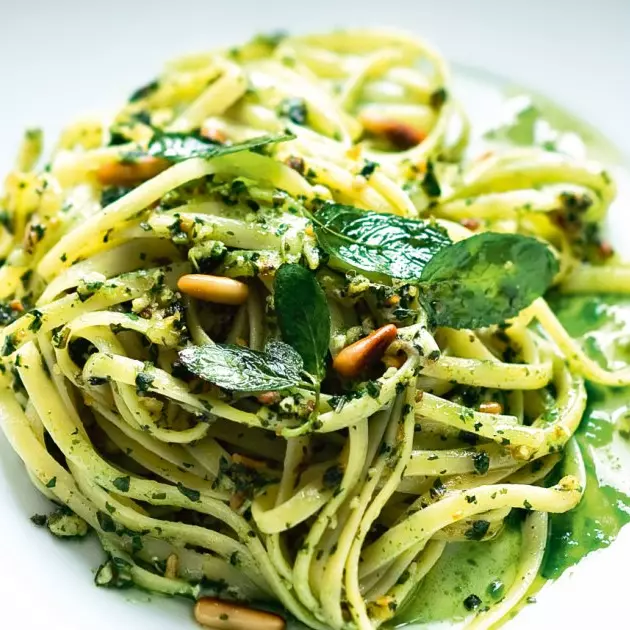 -LINGUINE AU PESTO-