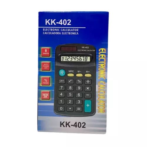 CALCULADORA 8 DIGITOS SIMPLES KK-402