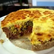 Torta lowcarb de carne moida com que