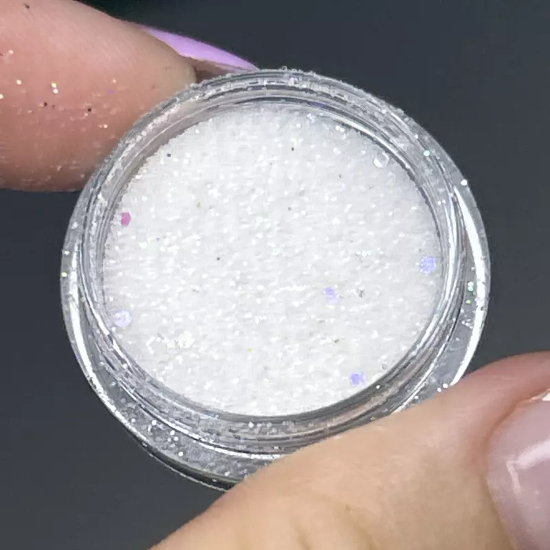 Glitter Fino Branco N•166