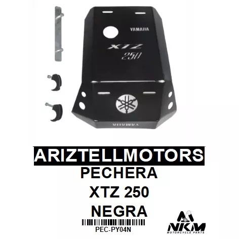 PECHERA XTZ 250 NEGRA