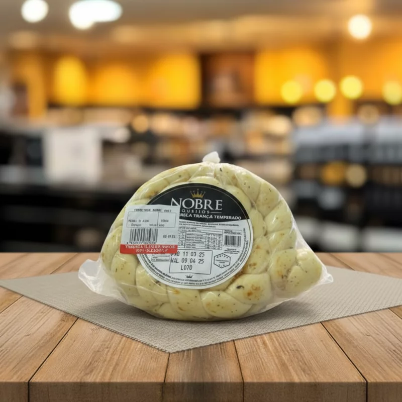 Queijo Trança Nobre Temperado