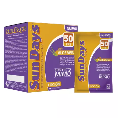 PROTECTOR SOLAR SUN DAYS SOBRES