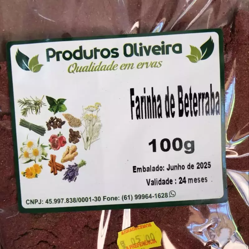 Farinha de beterraba