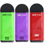 Refil Life Pod 8k Green Grape Ice
