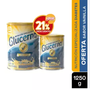 OFERTA GLUCERNA VAIN. 850GR + 400GR