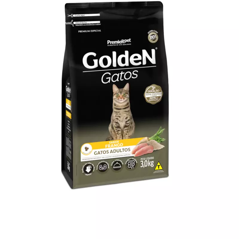 GoldeN Gatos Adultos Frango