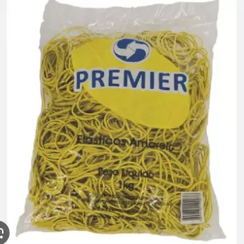 Elastico amarelo premier 1kg