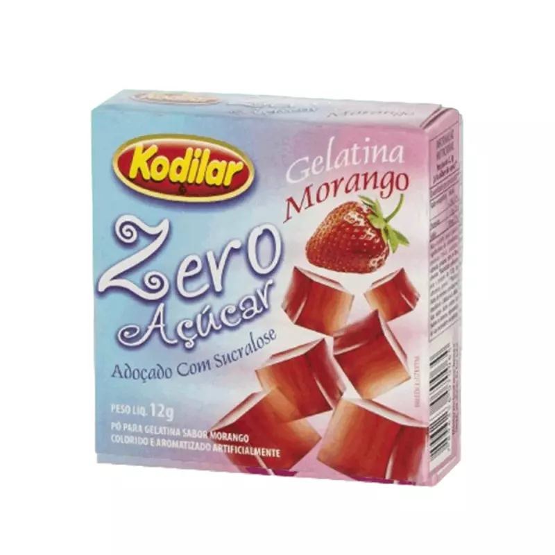 Gelatina em Pó Zero Kodilar Morango