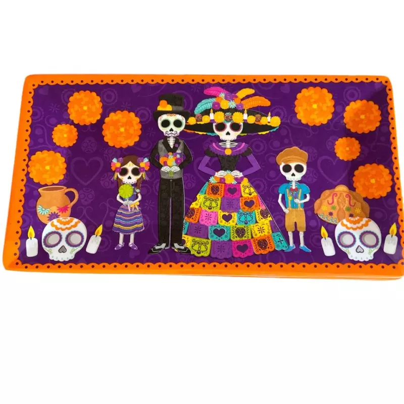 Bandeja Fam Catrinas Retângular