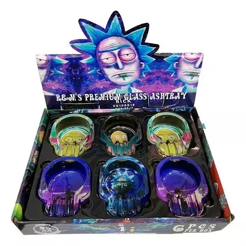 CINZEIRO DE VIDRO RICK AND MORTY