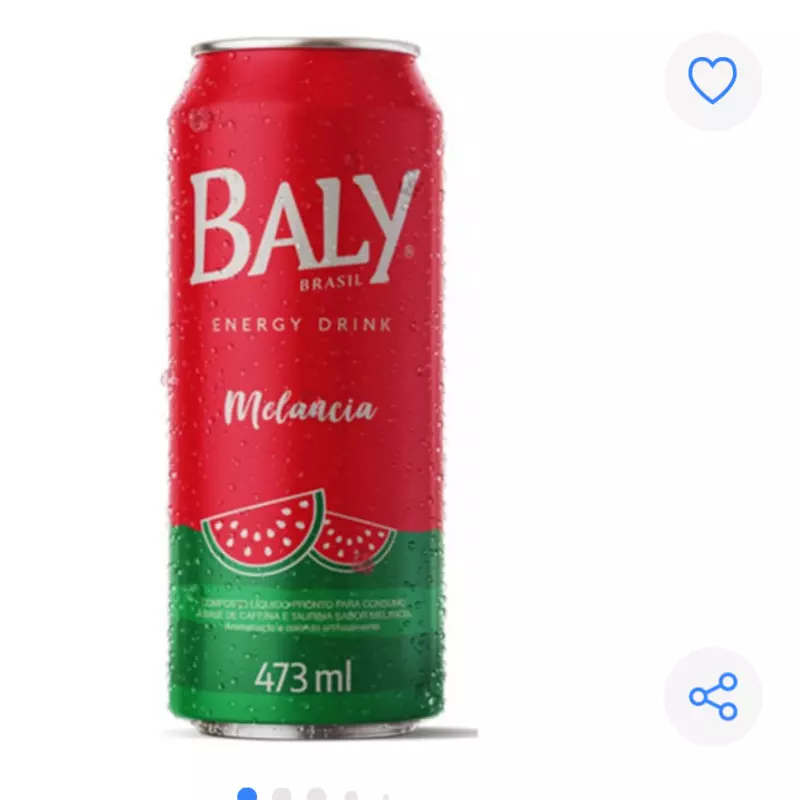 Energético Baly Melancia Lata 473ml