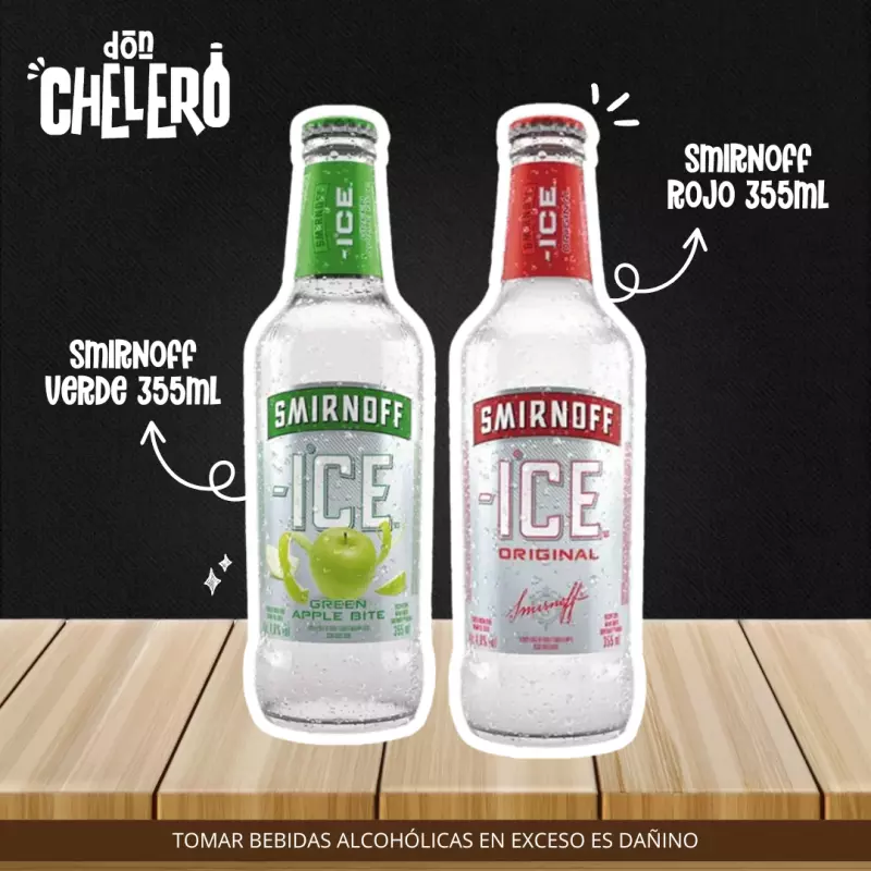 SMIRNOFF  X 355 ML. (1 BOTELLITA)