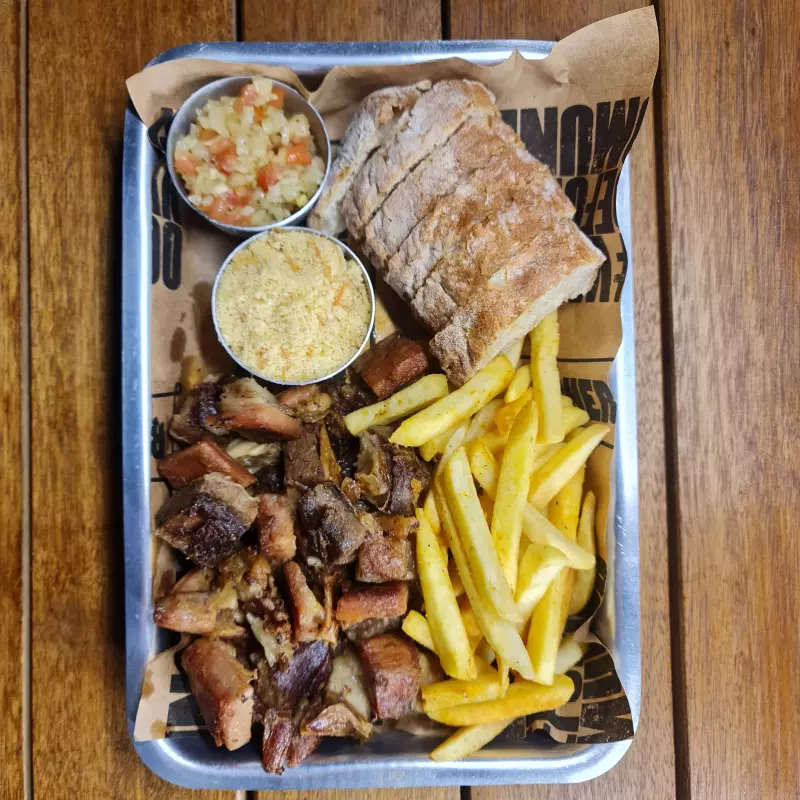 Cupim Defumado com fritas