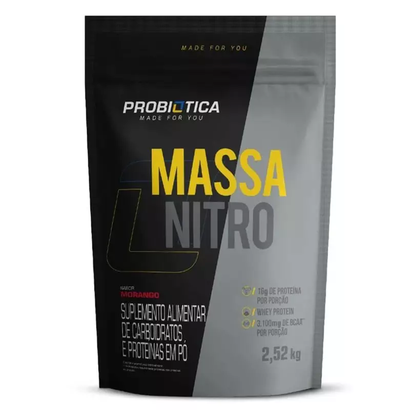 MASSA NITRO 2,52 KG - PROBIÓTICA
