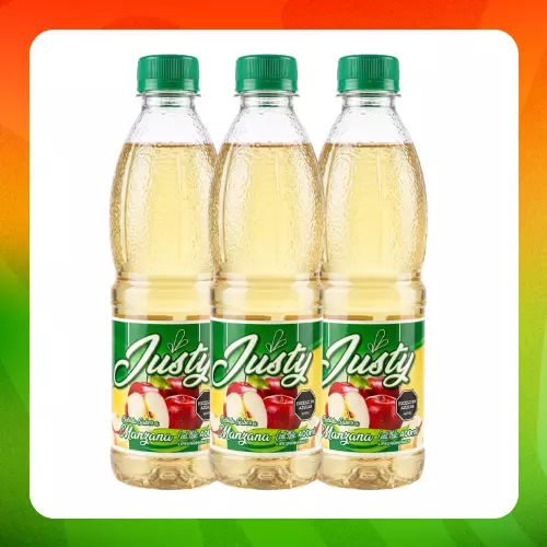 Bulto Justy Jugo Manzana 400ml