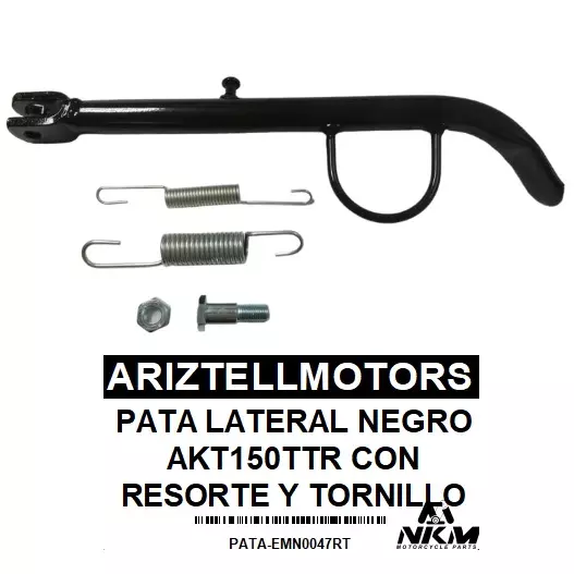 PATA LATERAL AKT TTR150 RESORTE Y TO