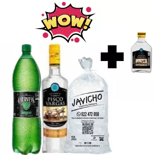 Combo Pisco Vargas + Petaca
