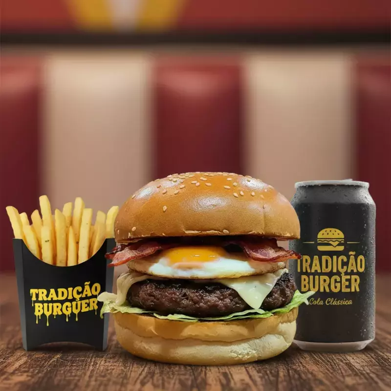 Combo X-bacon egg especial