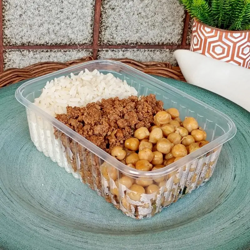 Carne moída com grão de bico