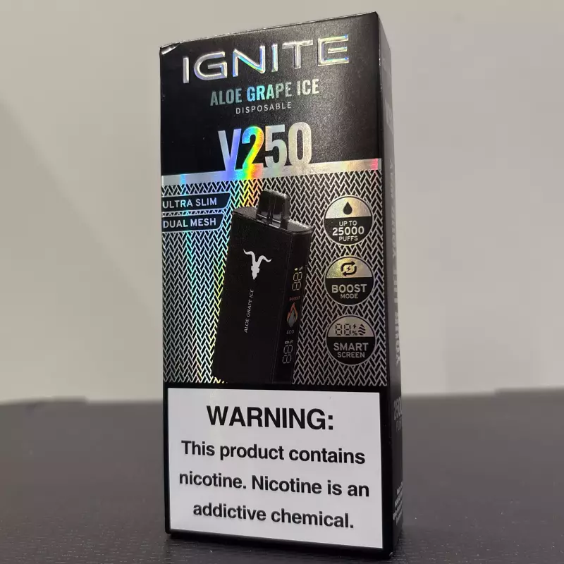 IGNITE V250  Aloe Uva Ice