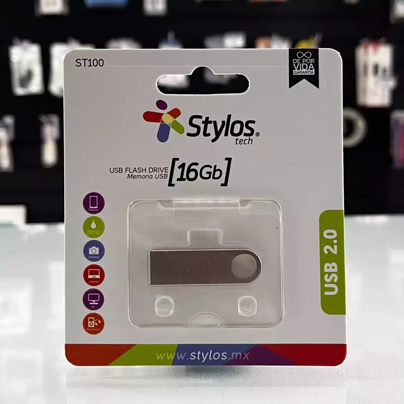 MEMORIA USB 16 GB MARCA STYLOS