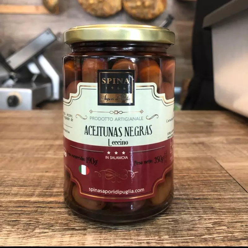Aceitunas Negras Leccino 350gr