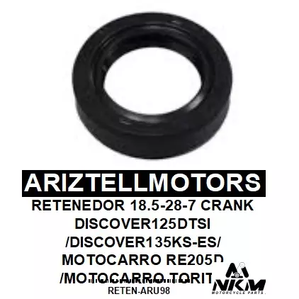 RETENEDOR 18.5-28-7 CRANK DISCOVER12
