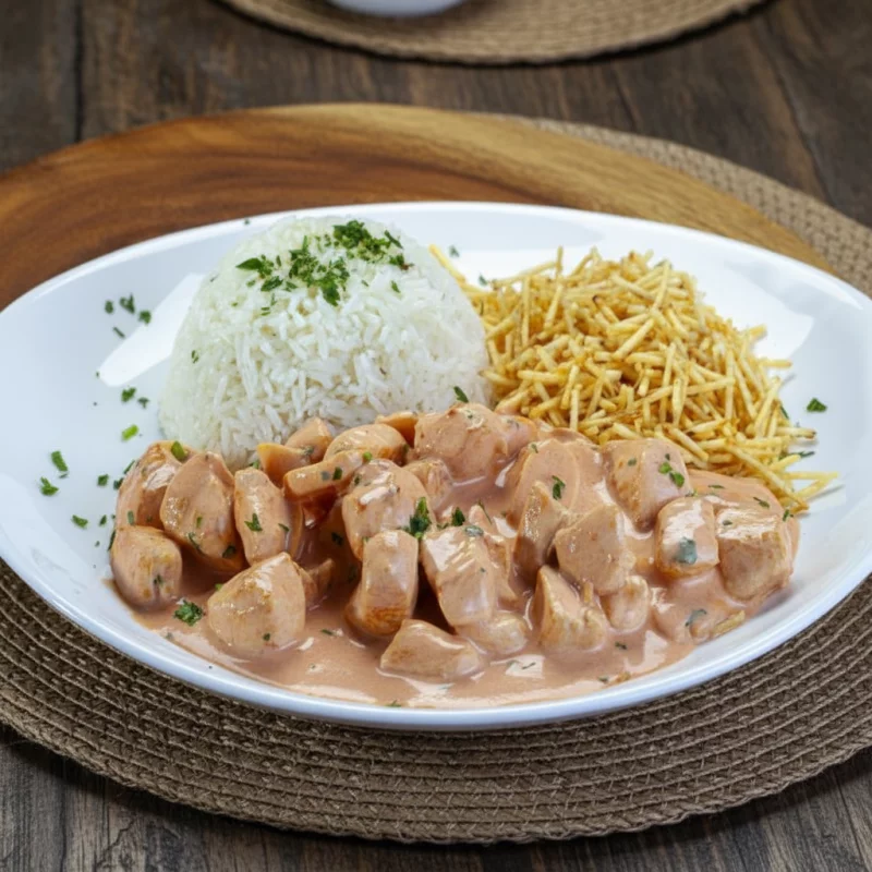 Strogonoff de Frango