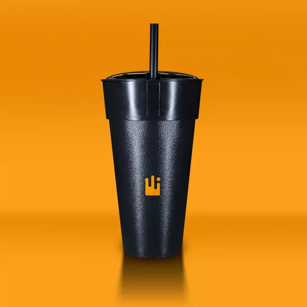 Copo Colecionável Preto Coroa